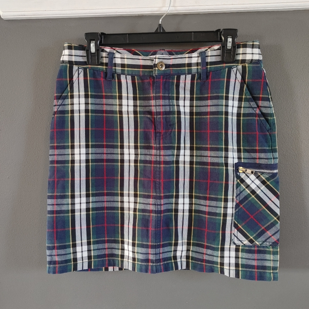 Tommy Hilfiger Y2K Tartan Cotton Mini Skirt 2